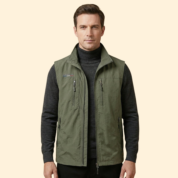 Men's Multi-Pocket Cargo Vest