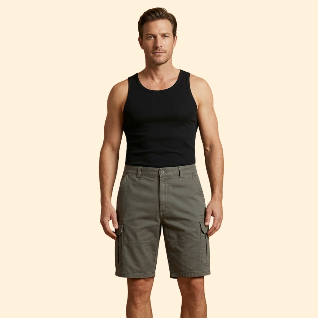 Men's Multi-Pocket Utility Shorts
