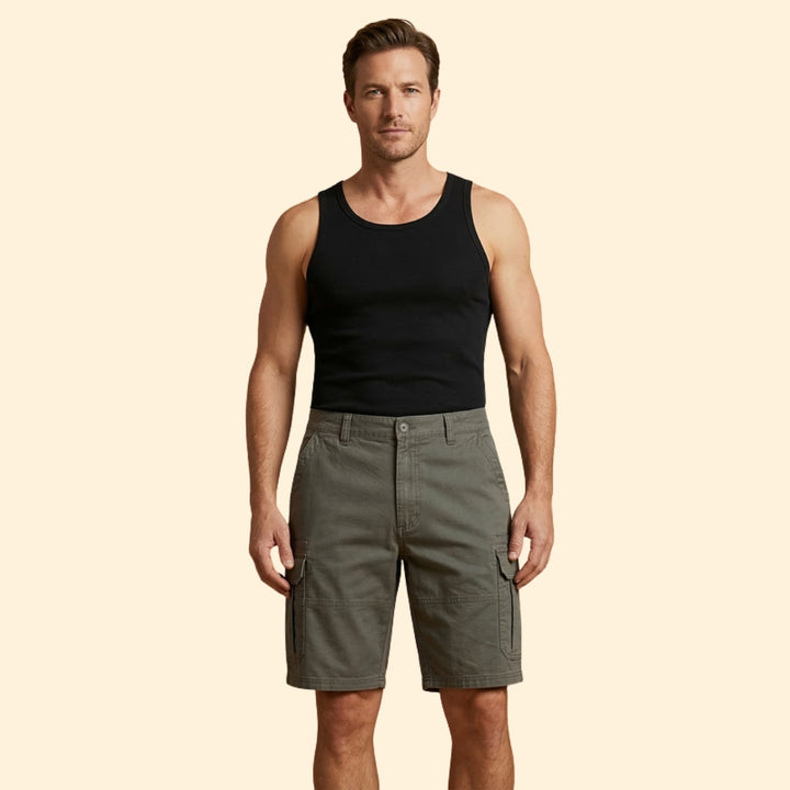 Men's Multi-Pocket Utility Shorts