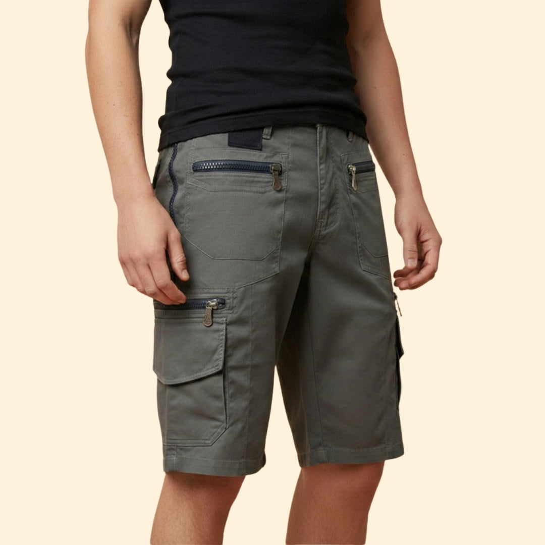 Men's Multi-Pocket Utility Shorts
