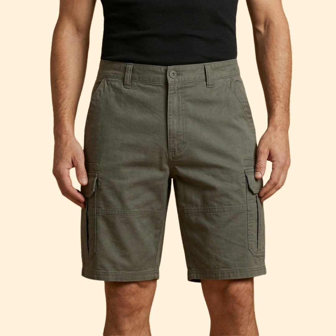 Men's Multi-Pocket Utility Shorts