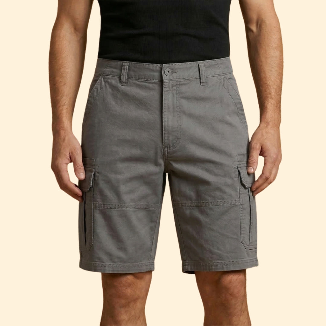 Men's Multi-Pocket Utility Shorts