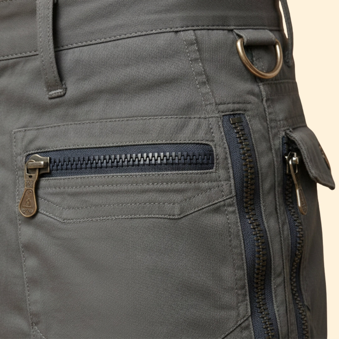 Men's Multi-Pocket Utility Shorts