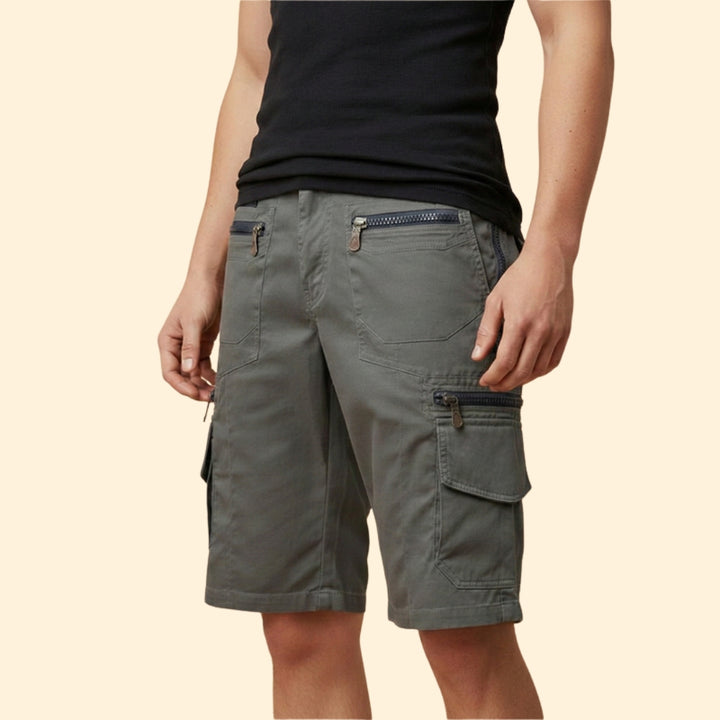 Men's Multi-Pocket Utility Shorts