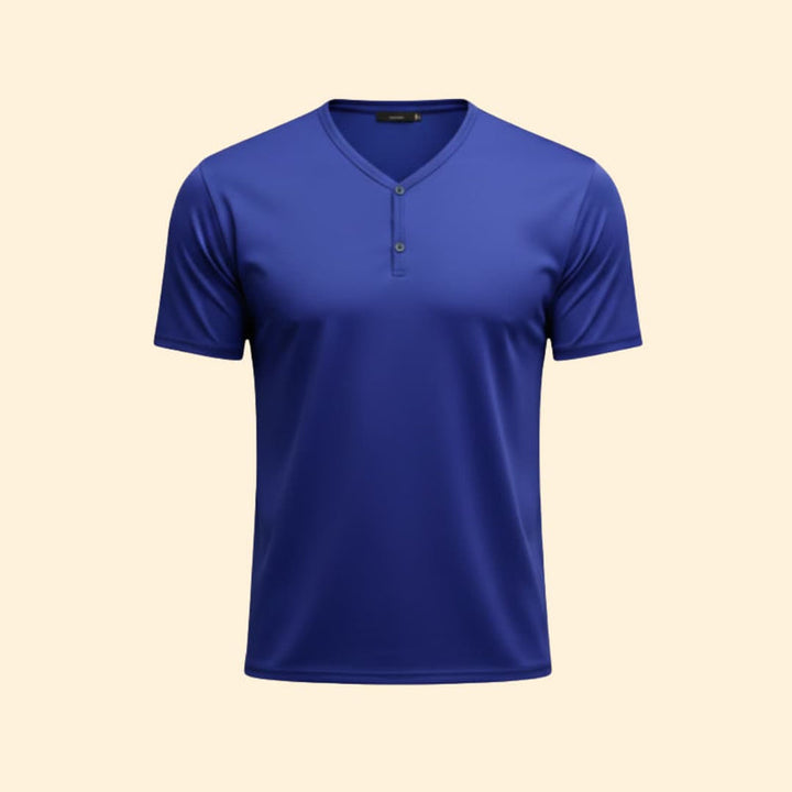 Men’s Performance Henley Tee
