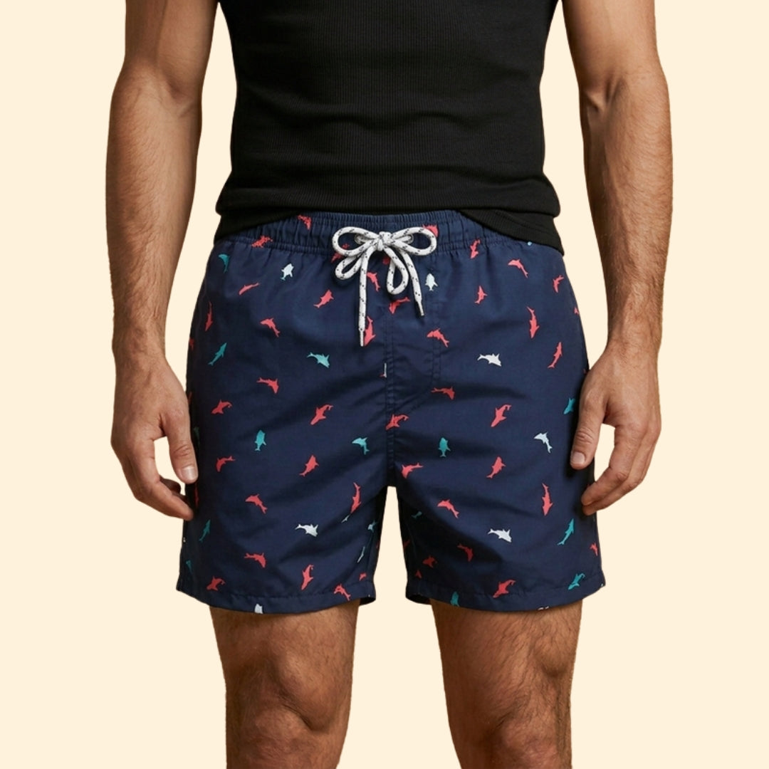 Men's Playful Flamingo Pool Shorts