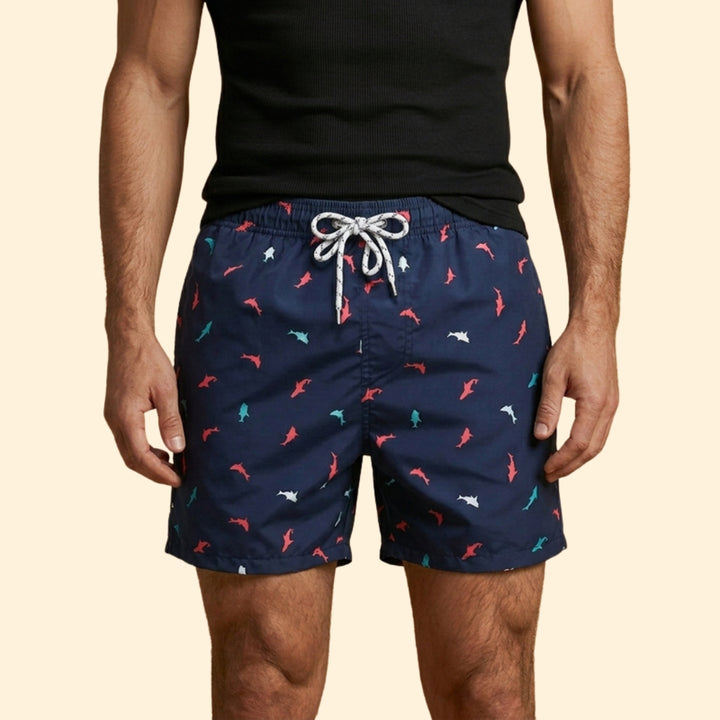 Men's Playful Flamingo Pool Shorts