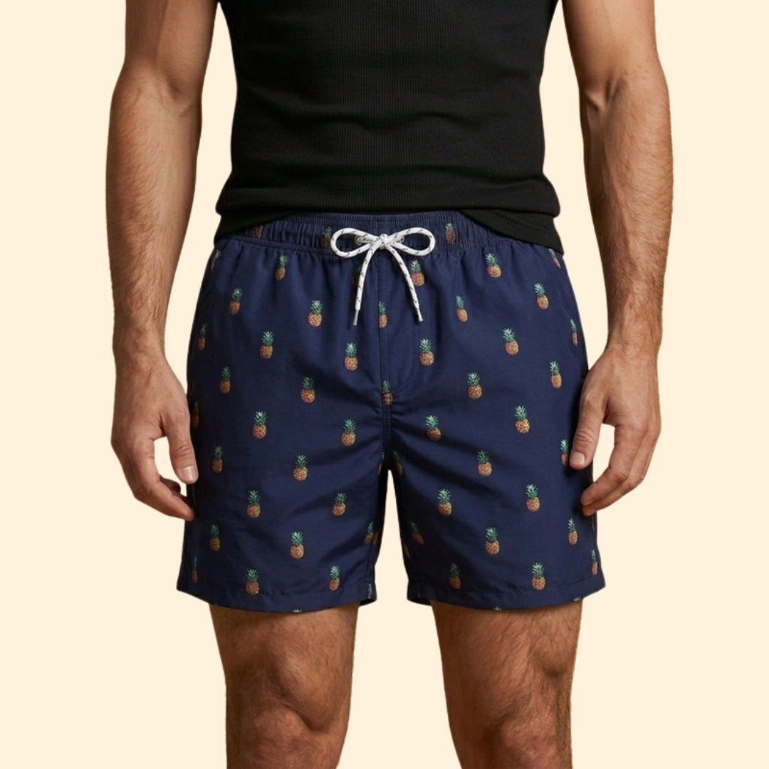 Men's Playful Flamingo Pool Shorts