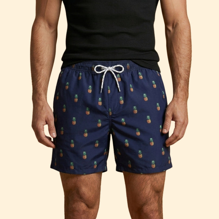 Men's Playful Flamingo Pool Shorts