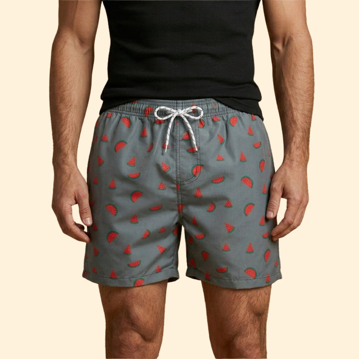 Men's Playful Flamingo Pool Shorts