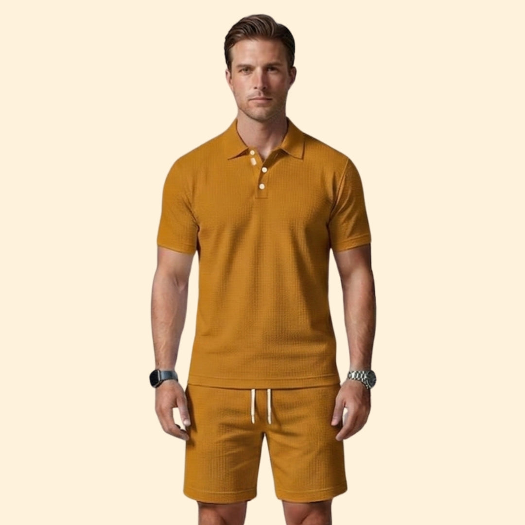 Men's Polo & Shorts Set