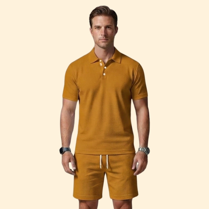 Men's Polo & Shorts Set