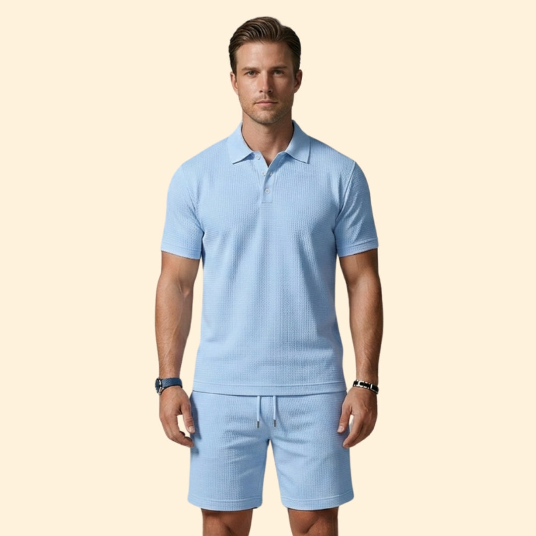 Men's Polo & Shorts Set