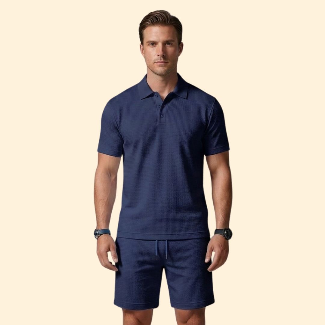 Men's Polo & Shorts Set
