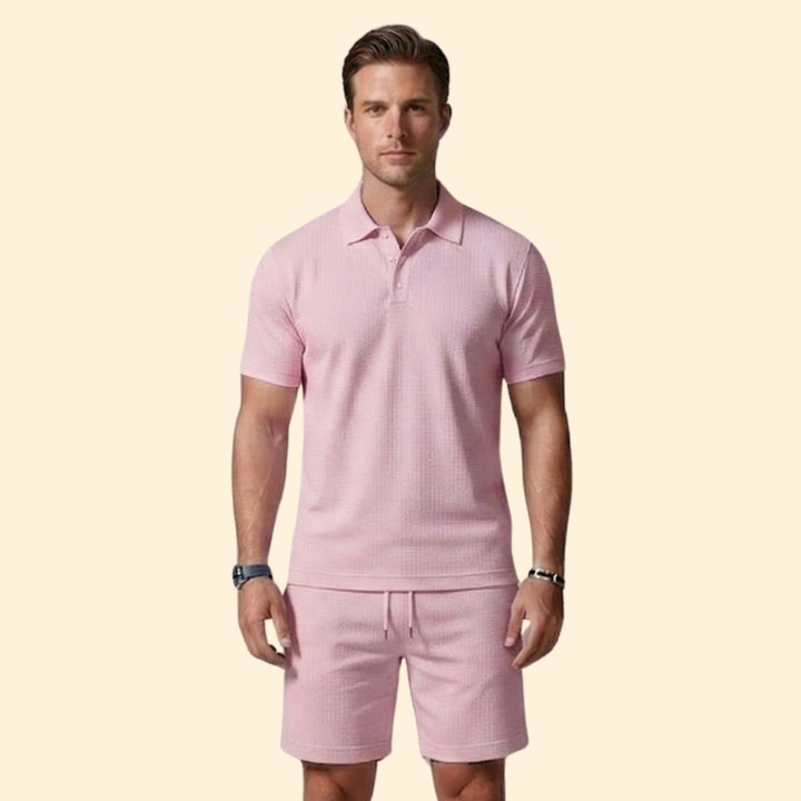 Men's Polo & Shorts Set