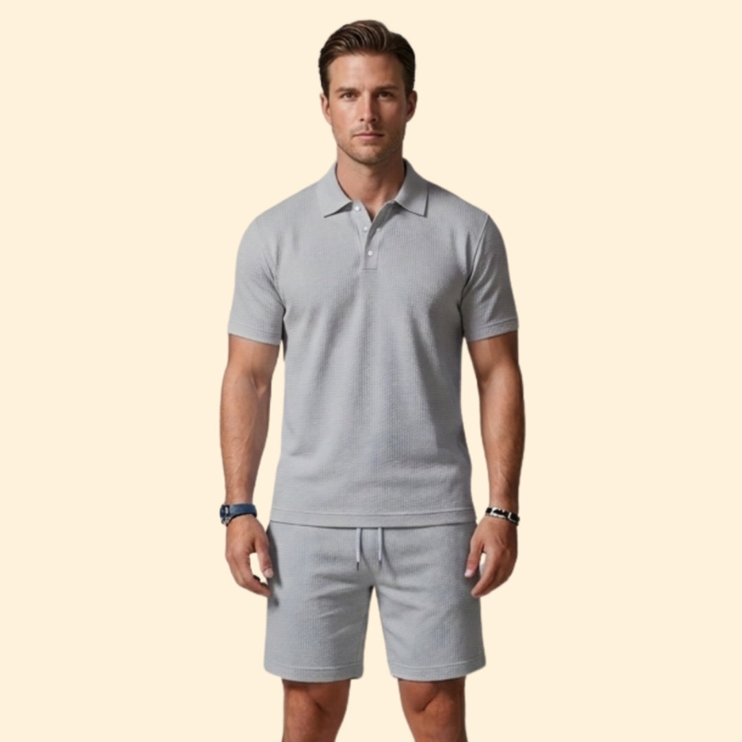 Men's Polo & Shorts Set