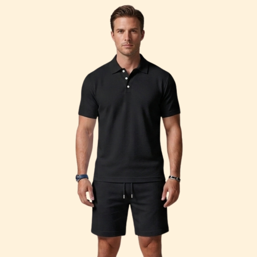 Men's Polo & Shorts Set