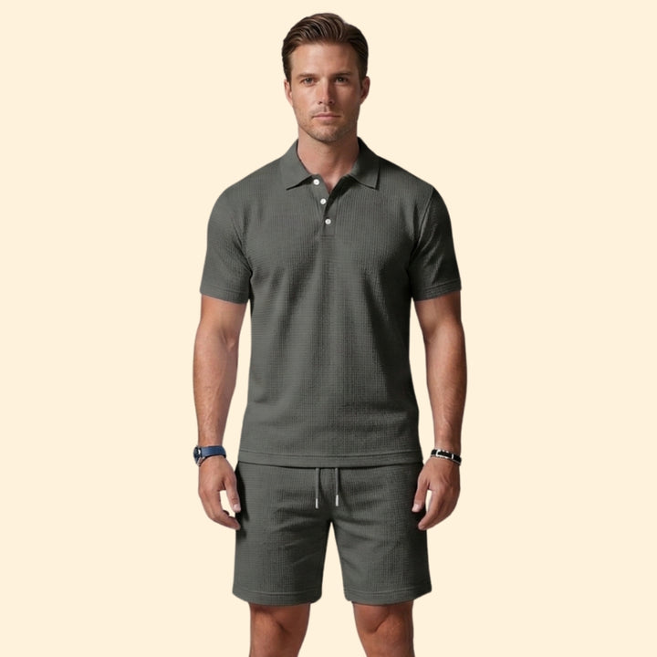 Men's Polo & Shorts Set