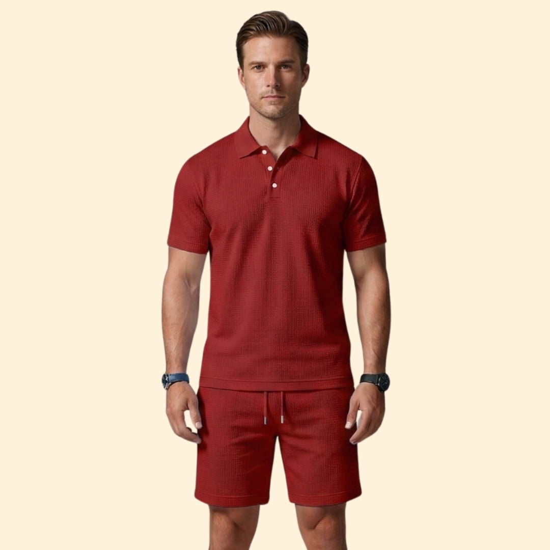 Men's Polo & Shorts Set