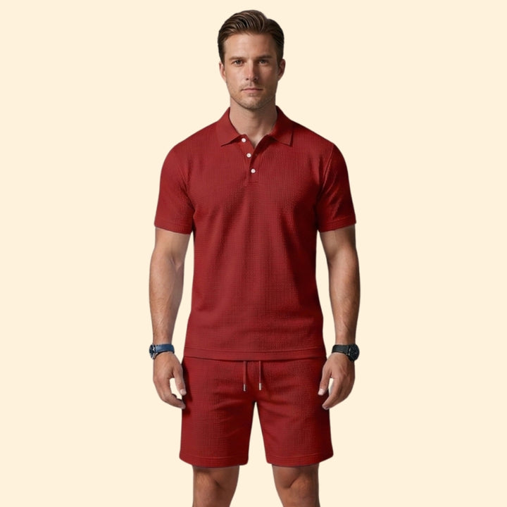 Men's Polo & Shorts Set
