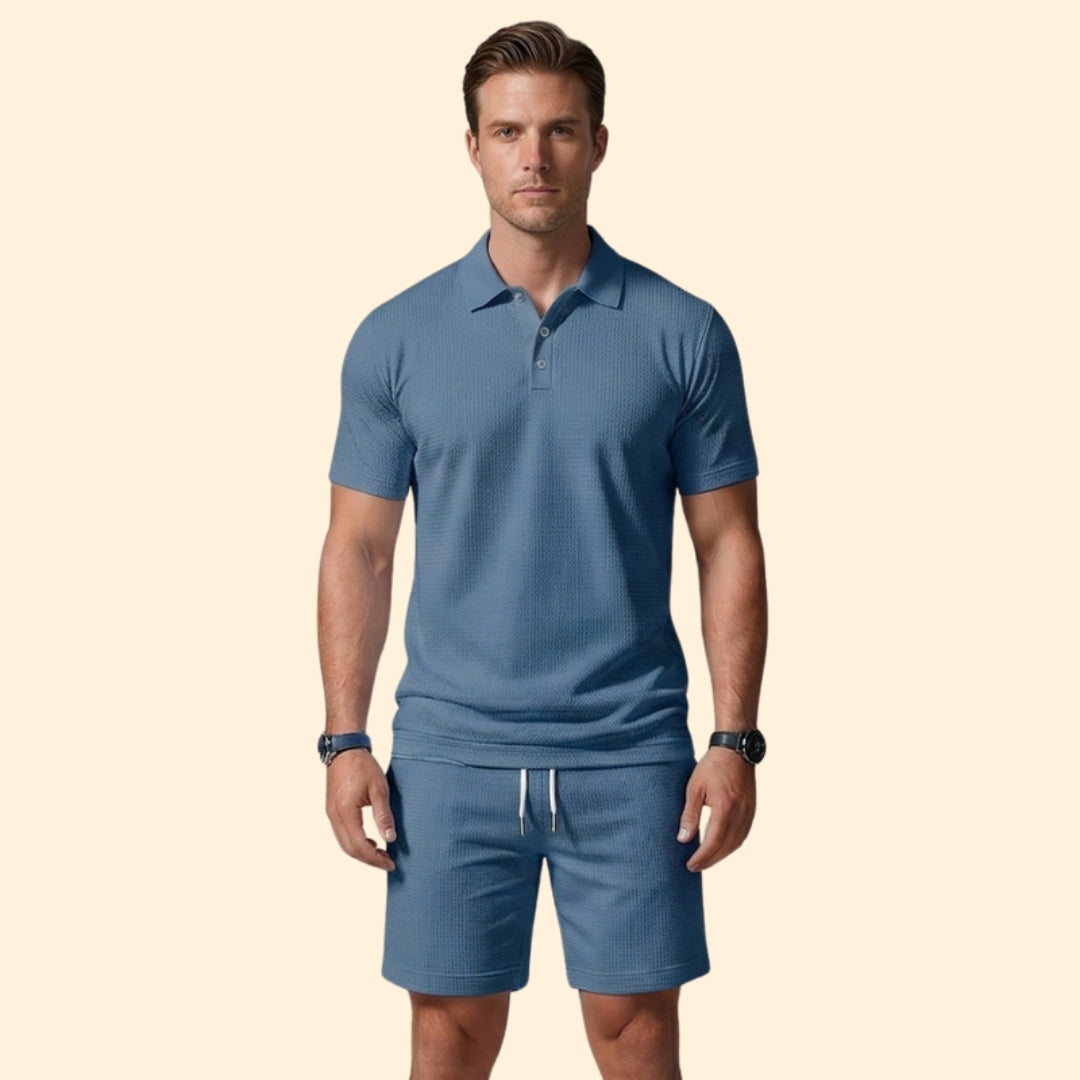 Men's Polo & Shorts Set