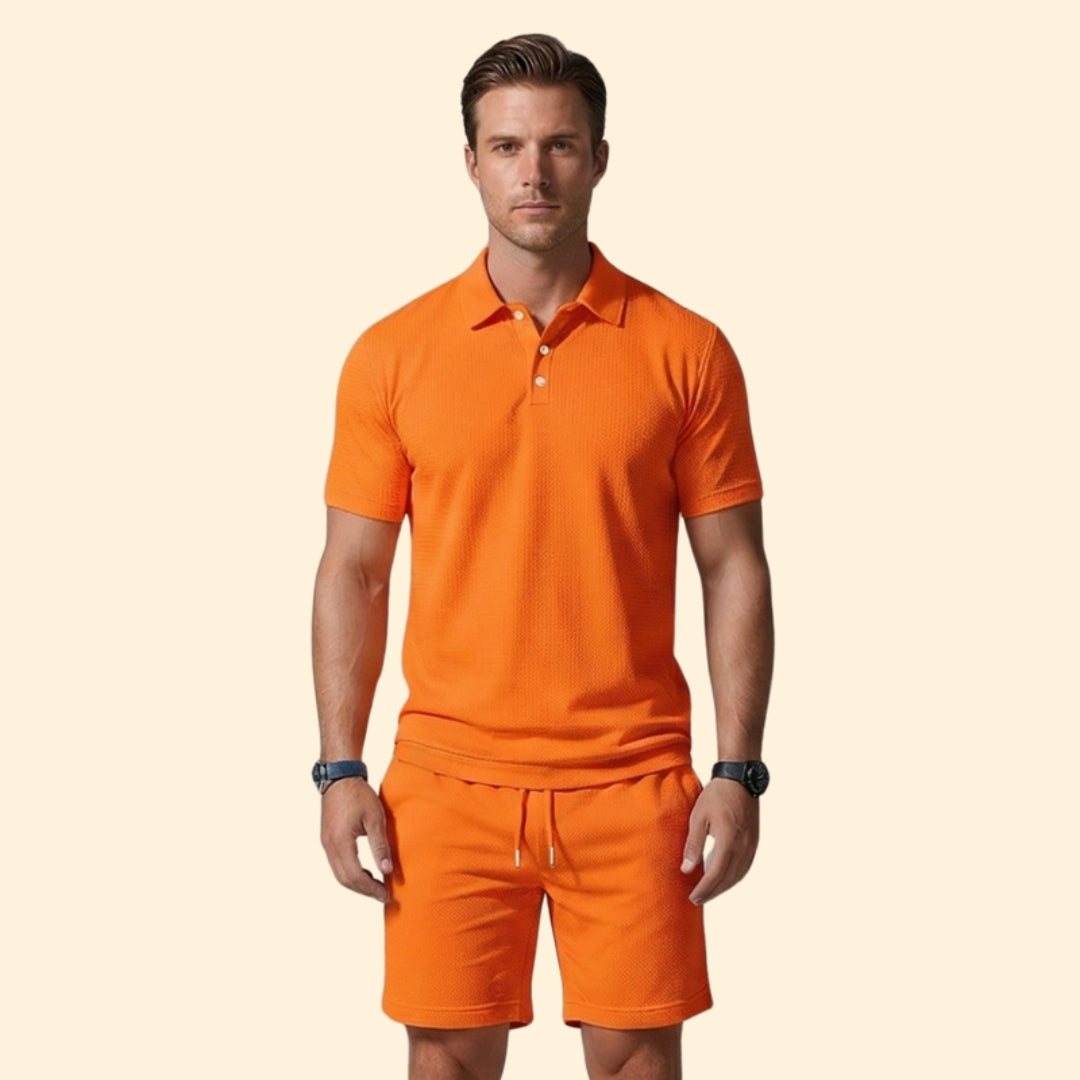 Men's Polo & Shorts Set