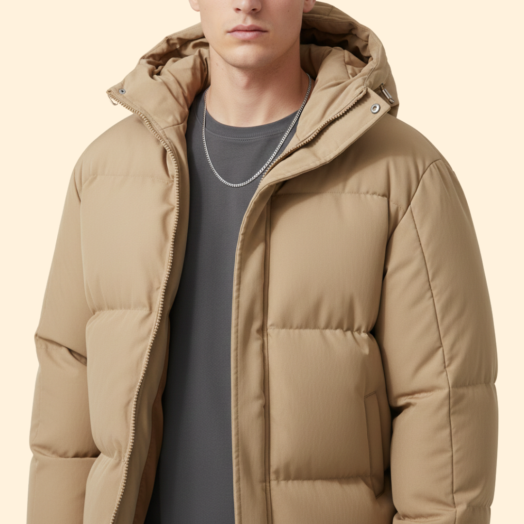 Men’s Puffer Hooded Coat