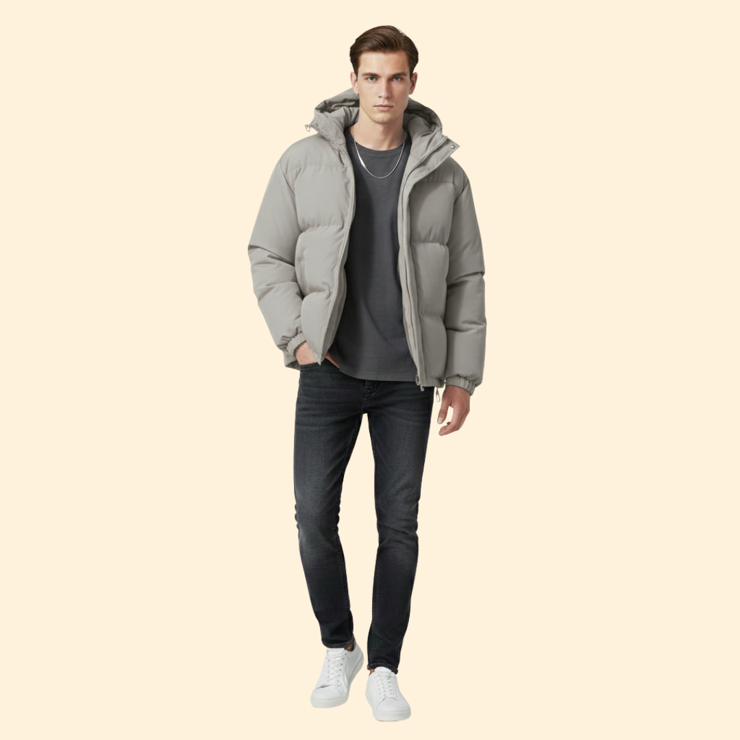 Men’s Puffer Hooded Coat
