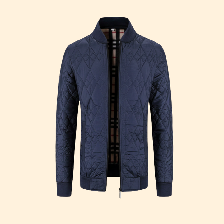Men's Quilted Bomber Jacket