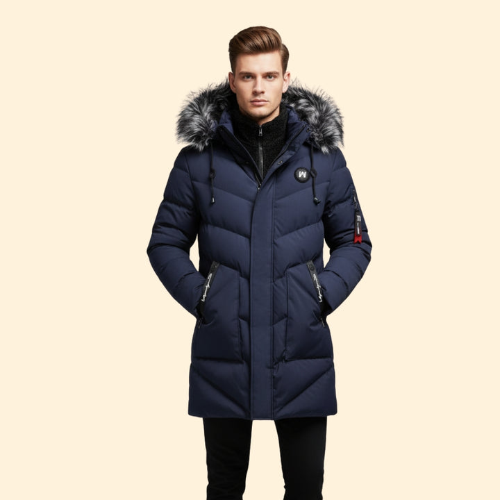 Men’s Quilted Hooded Parka