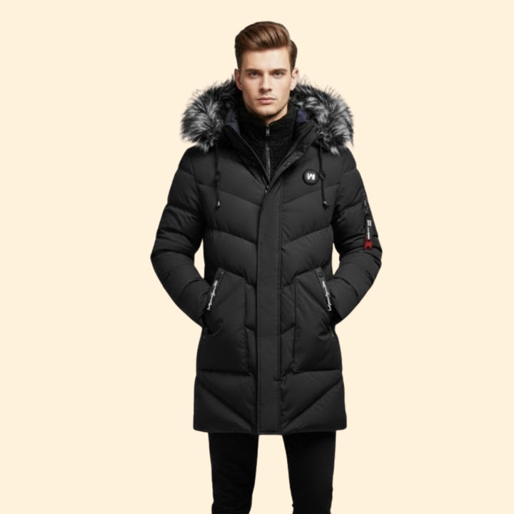 Men’s Quilted Hooded Parka