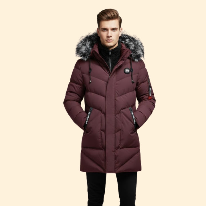 Men’s Quilted Hooded Parka