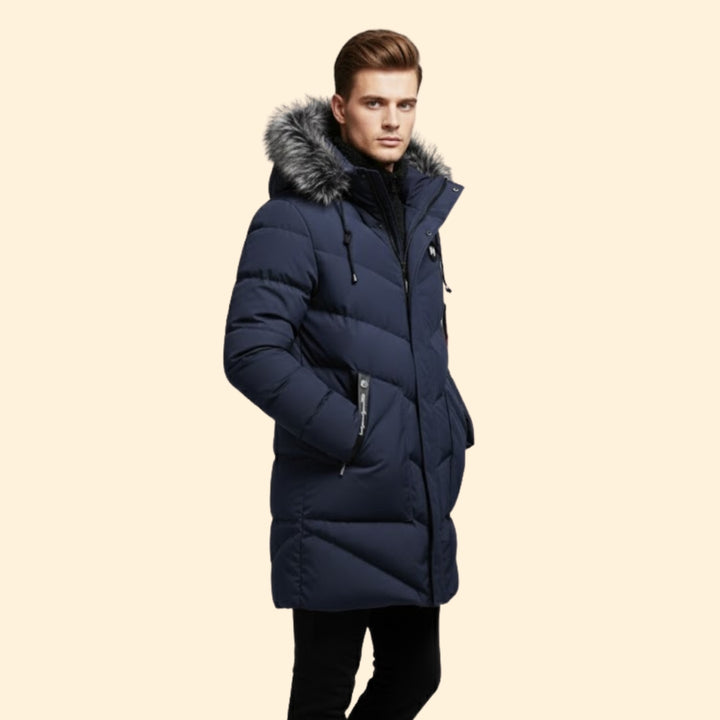 Men’s Quilted Hooded Parka