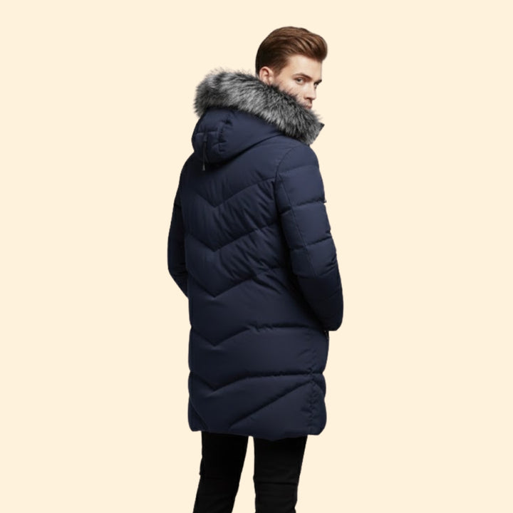 Men’s Quilted Hooded Parka