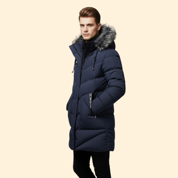 Men’s Quilted Hooded Parka
