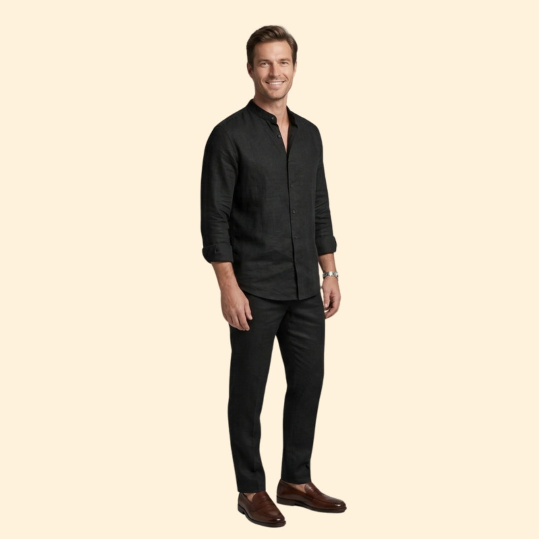 Men's Relaxed Button-Down Set
