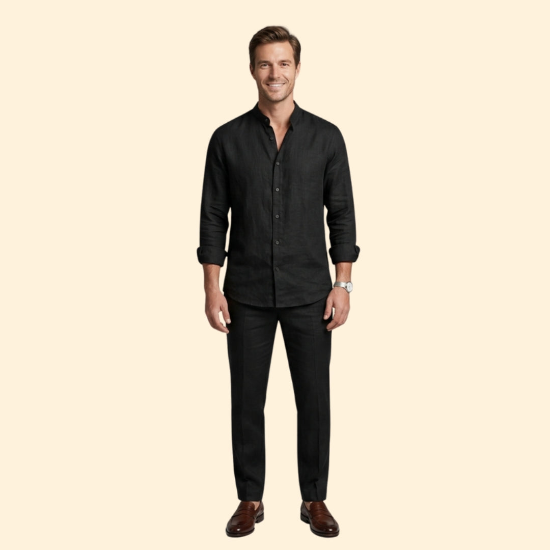 Men's Relaxed Button-Down Set