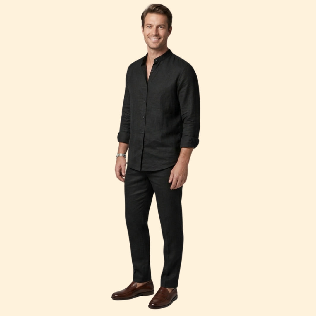 Men's Relaxed Button-Down Set