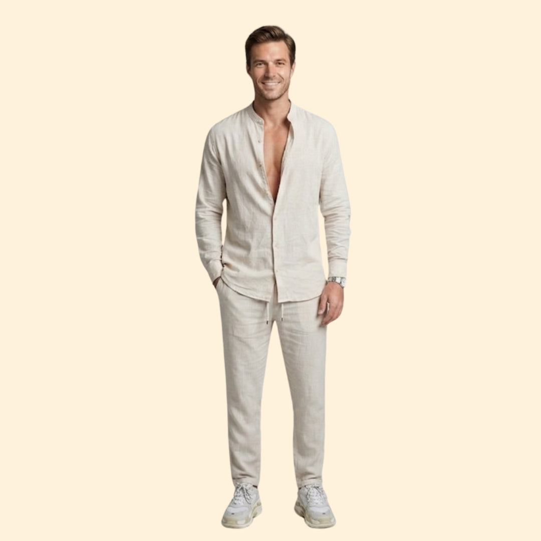 Men's Relaxed Button-Down Set