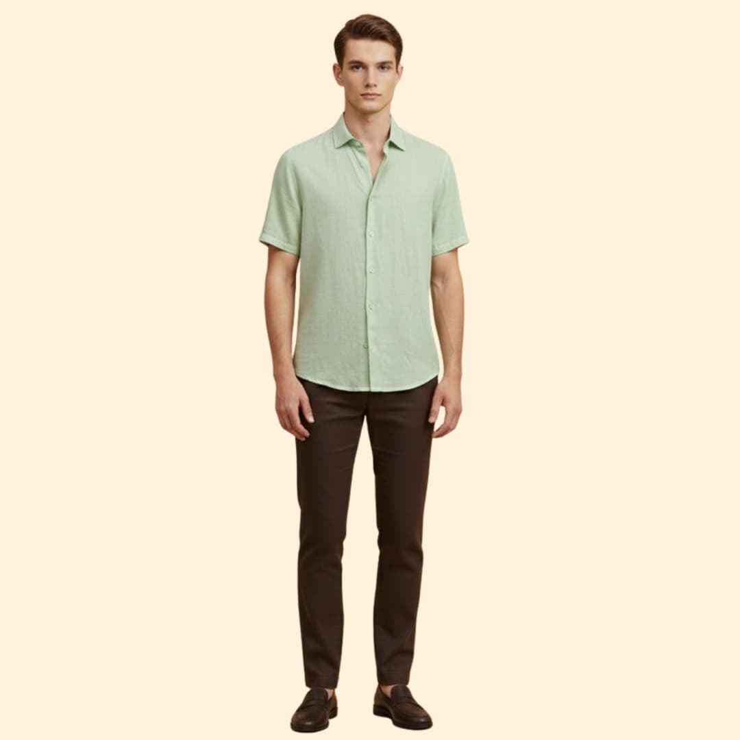 Men's Relaxed Fit Button Shirt