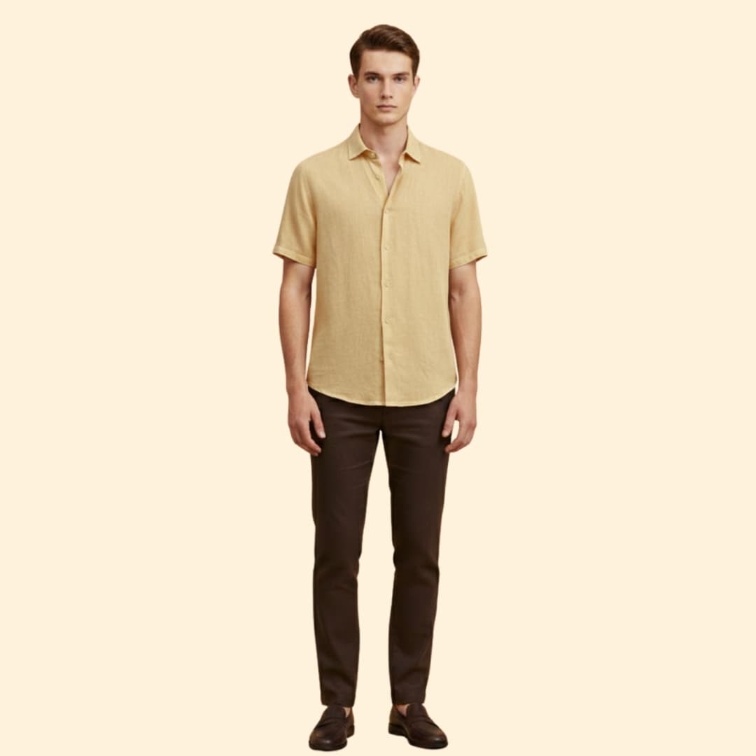 Men's Relaxed Fit Button Shirt