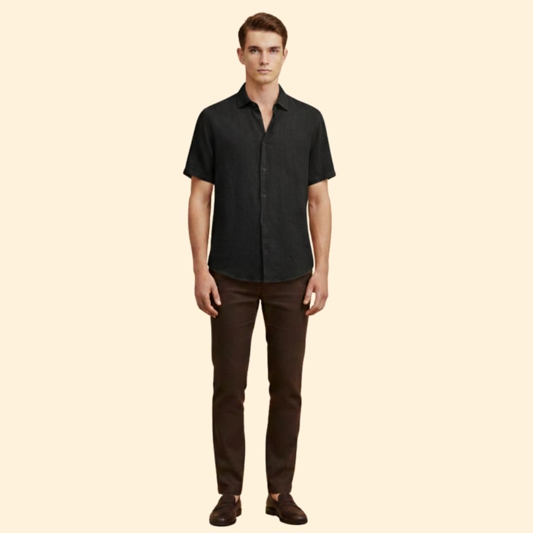 Men's Relaxed Fit Button Shirt