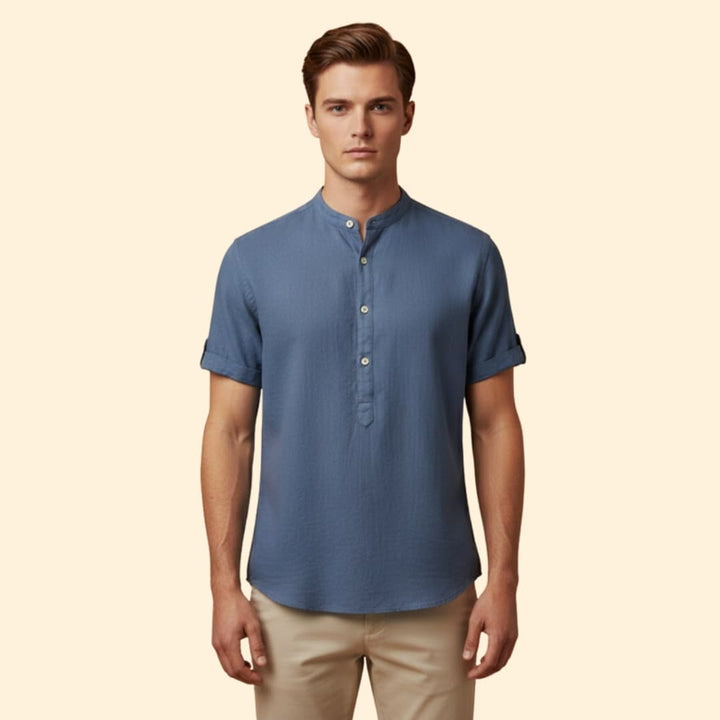 Men's Relaxed Fit Henley Shirt