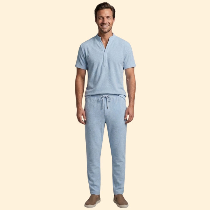 Men's Relaxed Henley Set