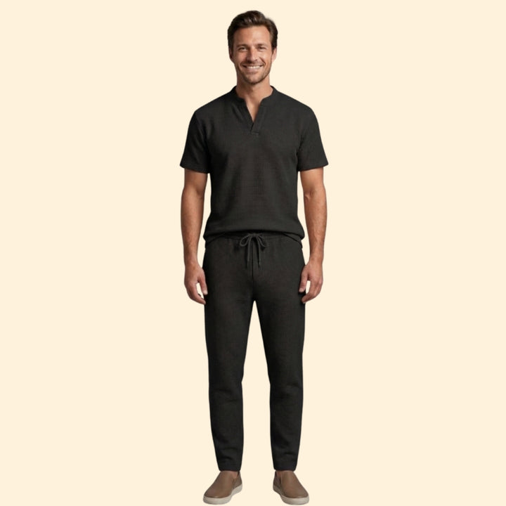 Men's Relaxed Henley Set