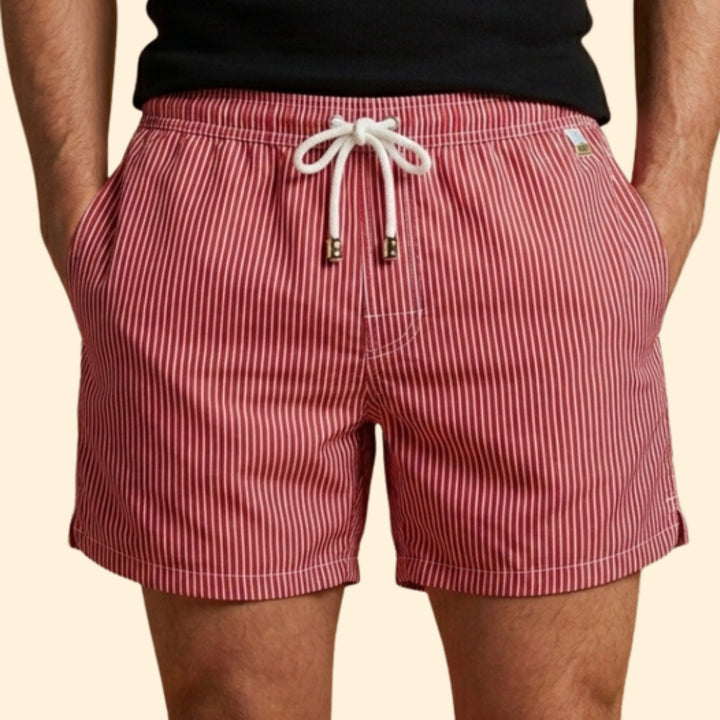 Men's Retro Stripe Shorts
