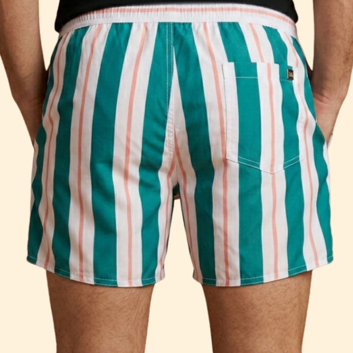Men's Retro Stripe Shorts