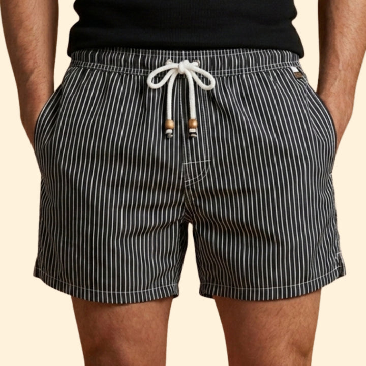 Men's Retro Stripe Shorts
