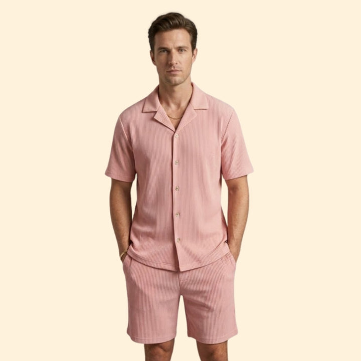 Men’s Ribbed Casual Set