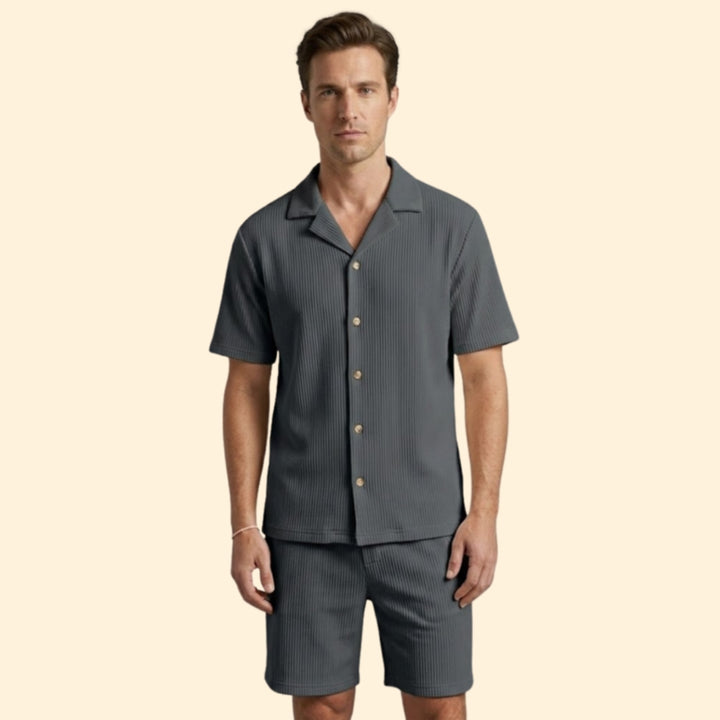 Men’s Ribbed Casual Set